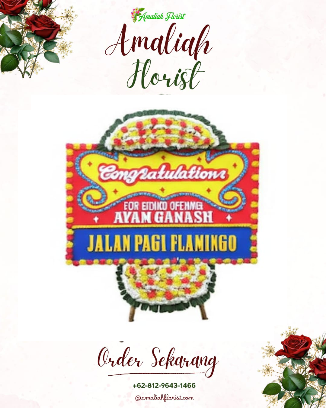 Sewa Papan Bunga Madidir